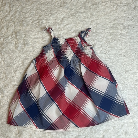 Old Navy Red, White, And Blue Forth Of July Plaid Dress Set - Picture 3 of 9